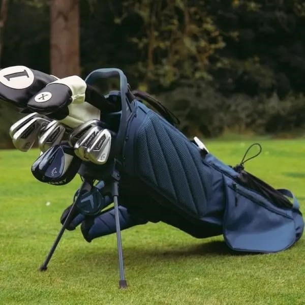 Callaway Carry+ stand bag, navy/white/red