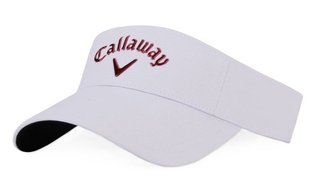 Callaway Liquid metal visor, wit/kardinaalrood