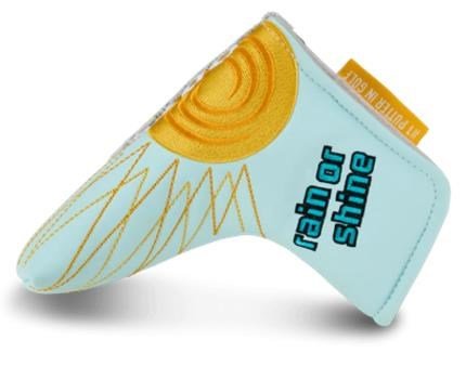 Callaway Rain Or Shine Blade Putter headcover, wit/blauw