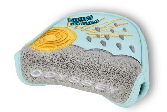 Callaway Rain Or Shine Mallet Putter headcover, wit/blauw