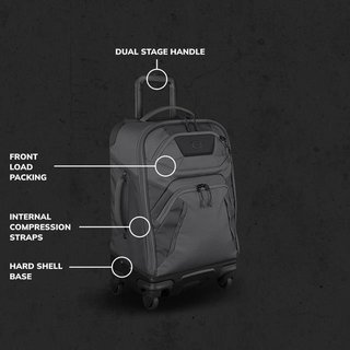 Ogio Renegade 22" 4-Wheel Travel Bag 33L titanium reistas, titanium