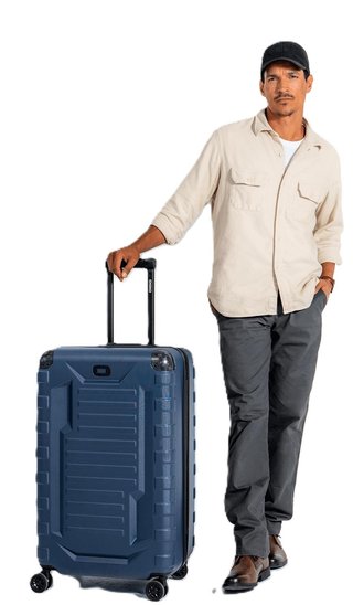 Ogio Renegade Vault Checked Luggage 95L tas, dress blue