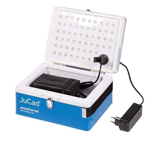 JuCad Battery safe accessoire, blauw/wit