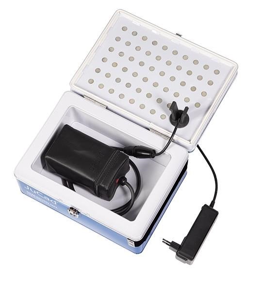 JuCad Battery safe accessoire, blauw/wit