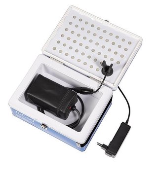 JuCad Battery safe accessoire, blauw/wit