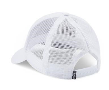 PING Diamond Trucker heren pet, wit