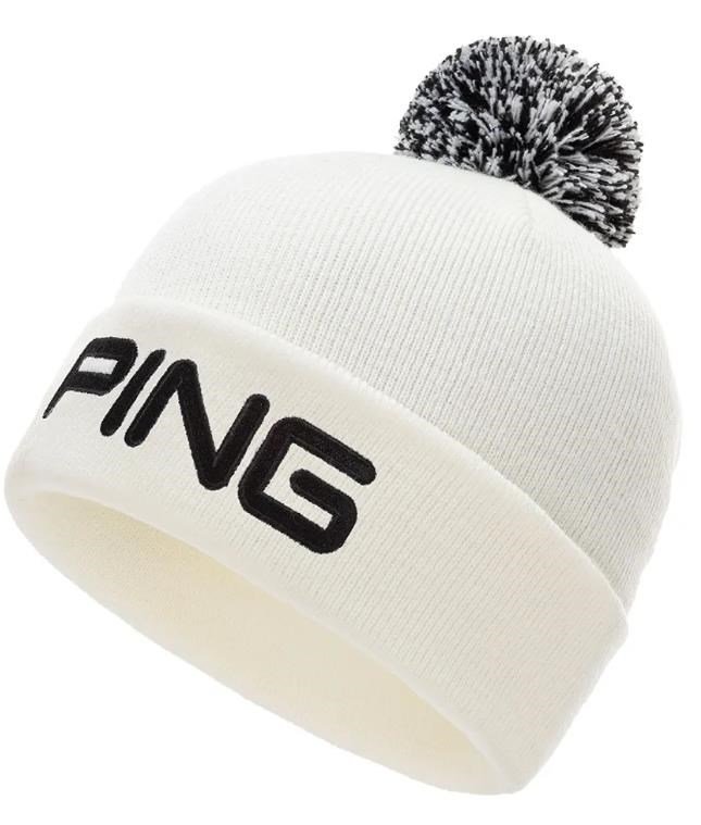 PING Classic Bobble wintermuts, wit