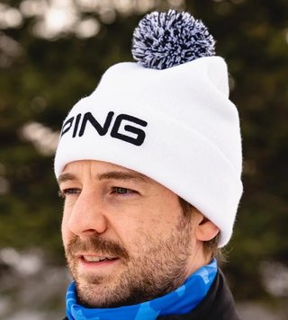 PING Classic Bobble wintermuts, wit