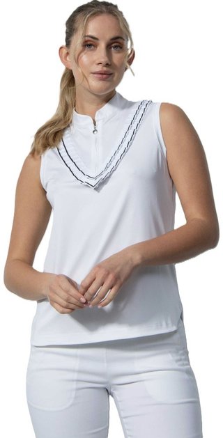 Daily Sports ISTRES Sleeveless dames polo, wit