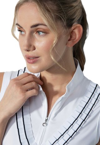 Daily Sports ISTRES Sleeveless dames polo, wit