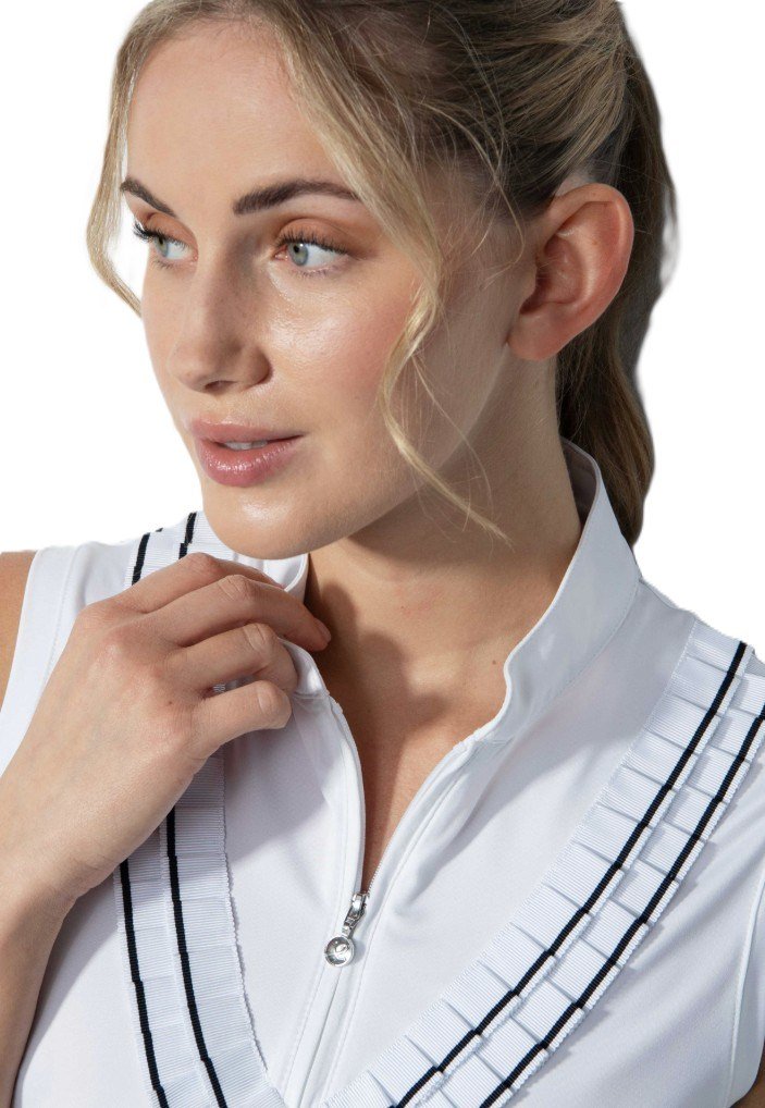 Daily Sports ISTRES Sleeveless dames polo, wit