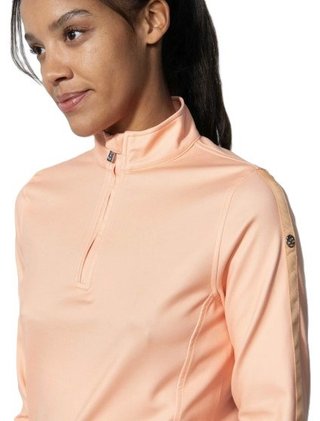 Daily Sports Anna long-sleeve dames polo, zalm