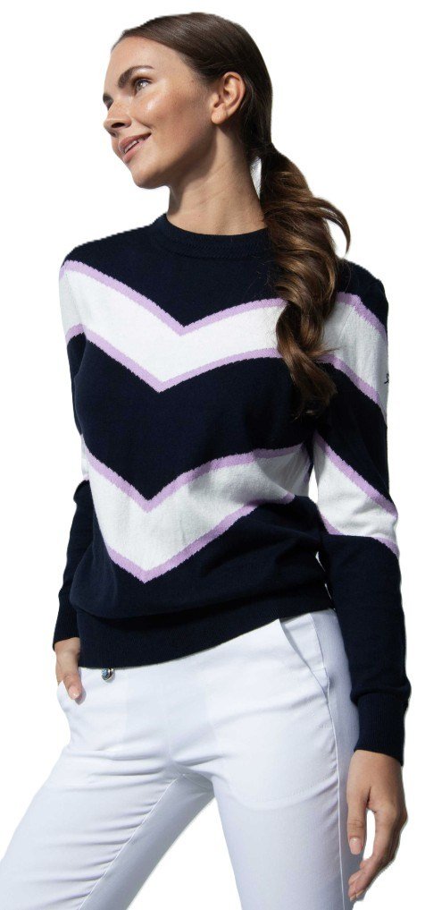 Daily Sports NAGOYA dames trui, blauw/wit/violet