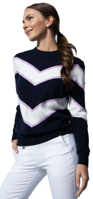Daily Sports NAGOYA dames trui, blauw/wit/violet