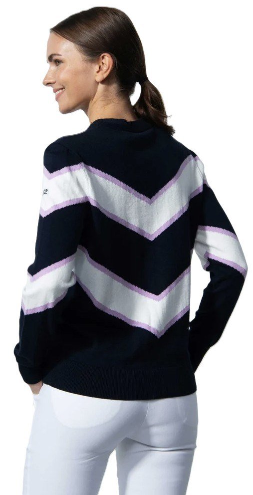 Daily Sports NAGOYA dames trui, blauw/wit/violet