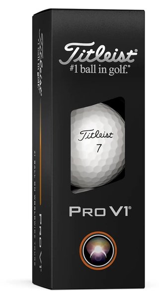 Titleist Pro V1 2025 golfballen (12 stuks), High Number