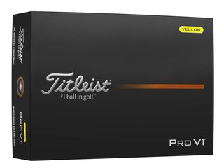 Titleist Pro V1 golfballen 2025 (12 stuks), geel