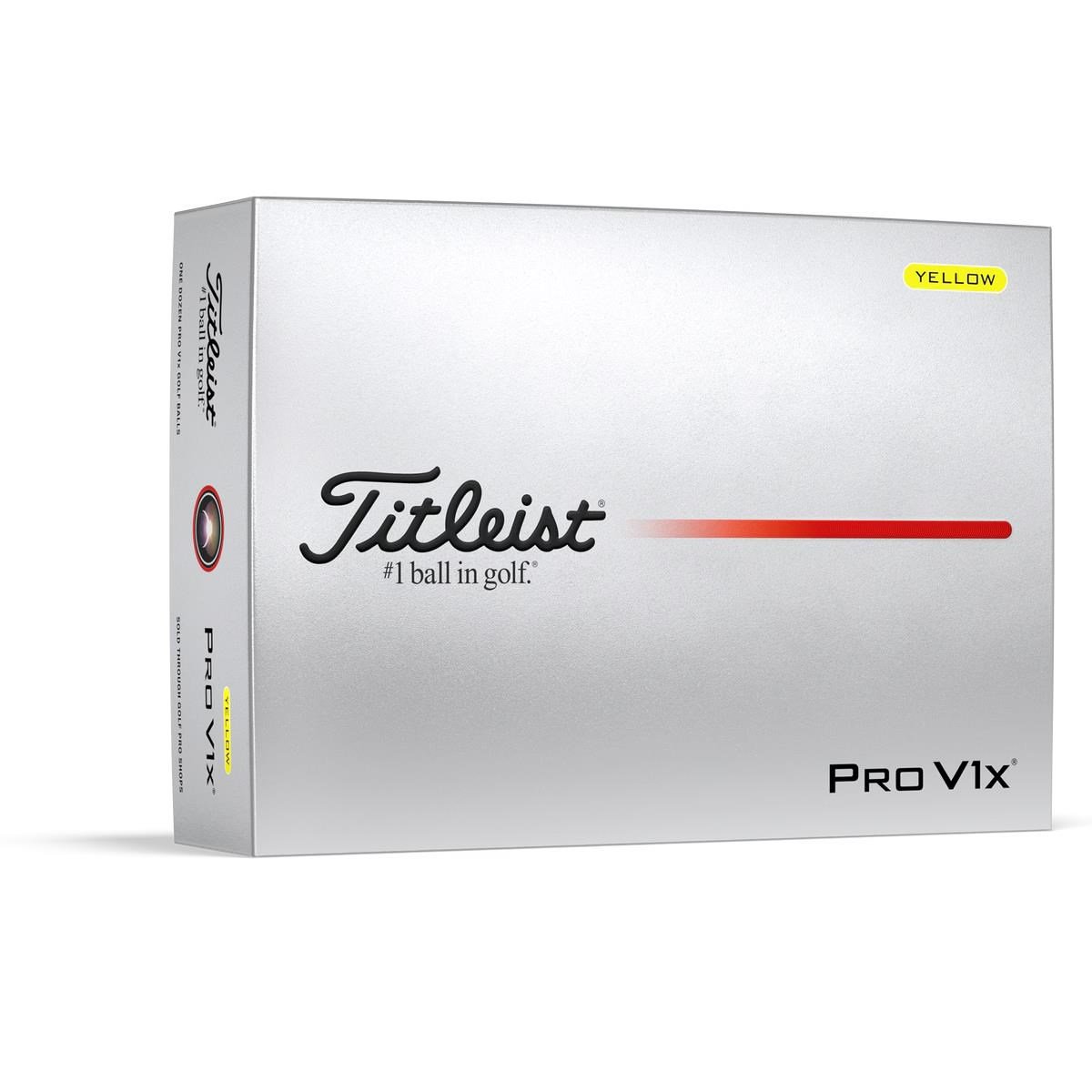 Titleist Pro V1x 2025 golfballen, geel