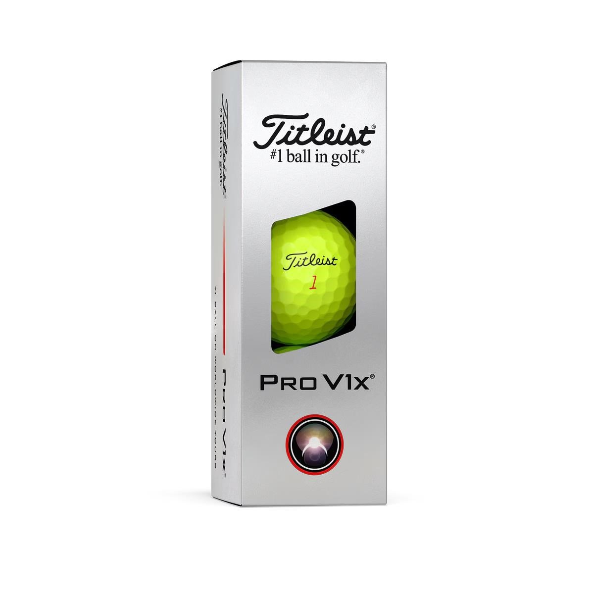 Titleist Pro V1x 2025 golfballen, geel