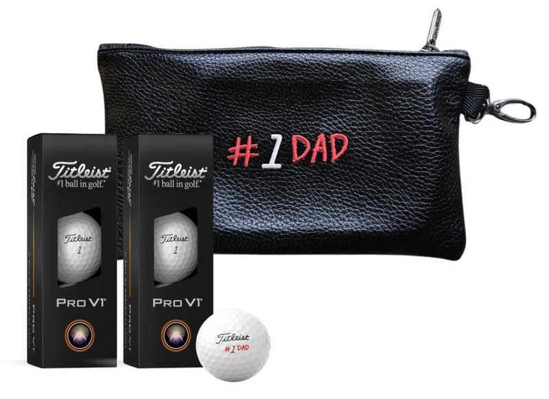 Titleist Pro V1 2025 golfballen, Vaderdag incl. pouch