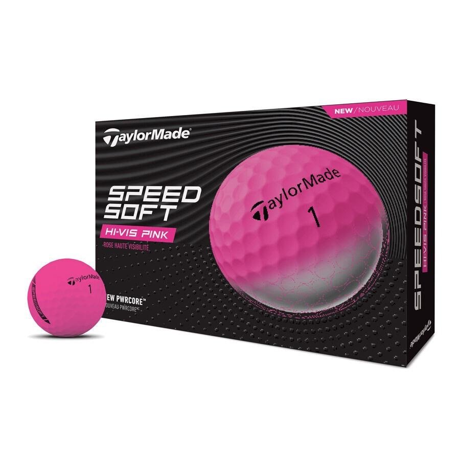 TaylorMade SpeedSoft golfballen, roze