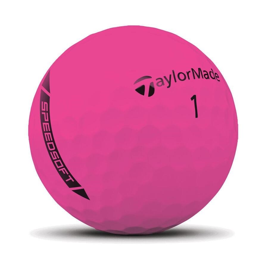 TaylorMade SpeedSoft golfballen, roze