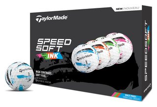 TaylorMade SpeedSoft Ink golfballen (12 ballen), multi