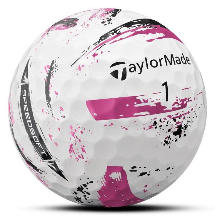 TaylorMade SpeedSoft Ink golfballen (12 ballen), multi