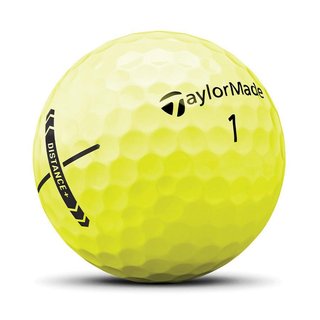 TaylorMade Distance+ golfballen, geel