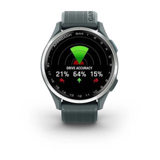Garmin Approach S44 GPS-horloge, twilight/zilver aluminium
