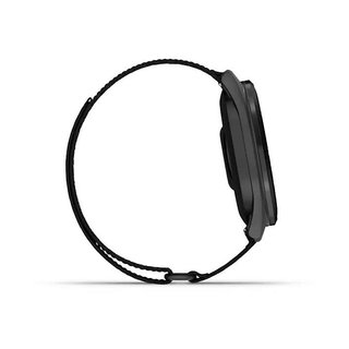 Garmin Approach S50 GPS-horloge, zwart nylon/zilver aluminium