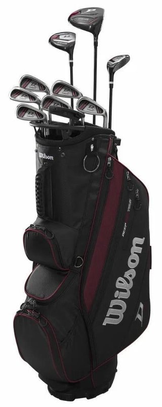 Wilson Deep Red Tour heren golf set, staal