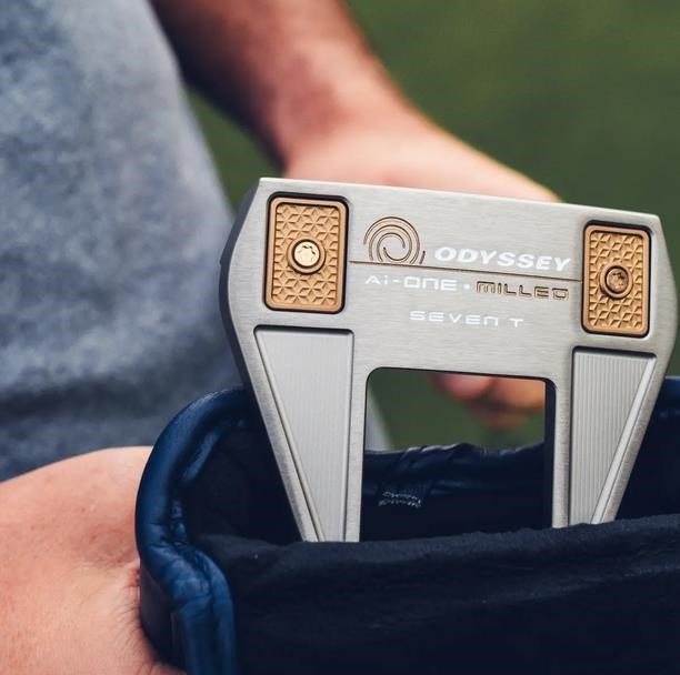 Odyssey Ai-ONE Silver Milled SEVEN T DB putter 2025