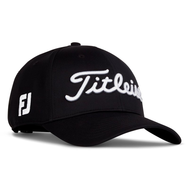 Titleist Tour Performance heren pet, zwart/wit