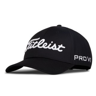 Titleist Tour Performance heren pet, zwart/wit