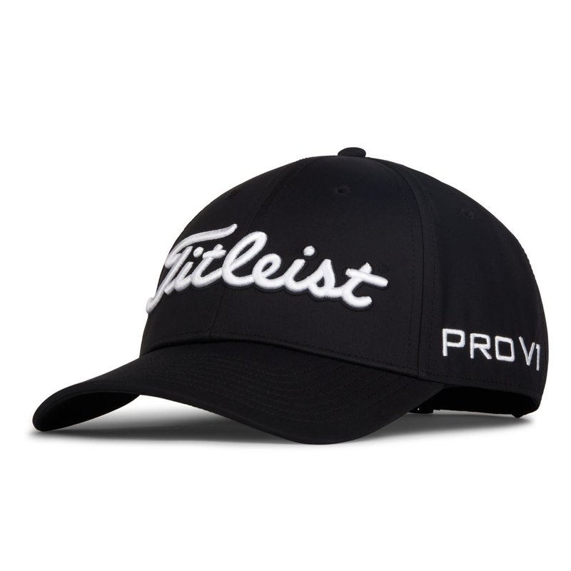 Titleist Tour Performance heren pet, zwart/wit