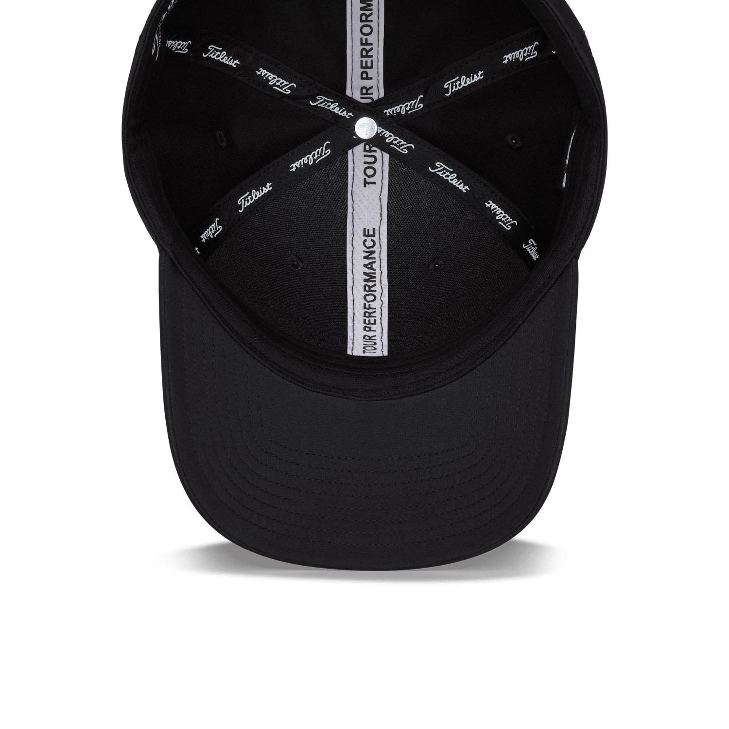 Titleist Tour Performance heren pet, zwart/wit