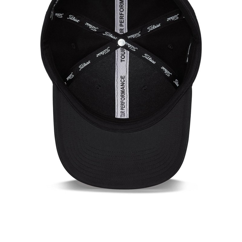Titleist Tour Performance heren pet, zwart/wit