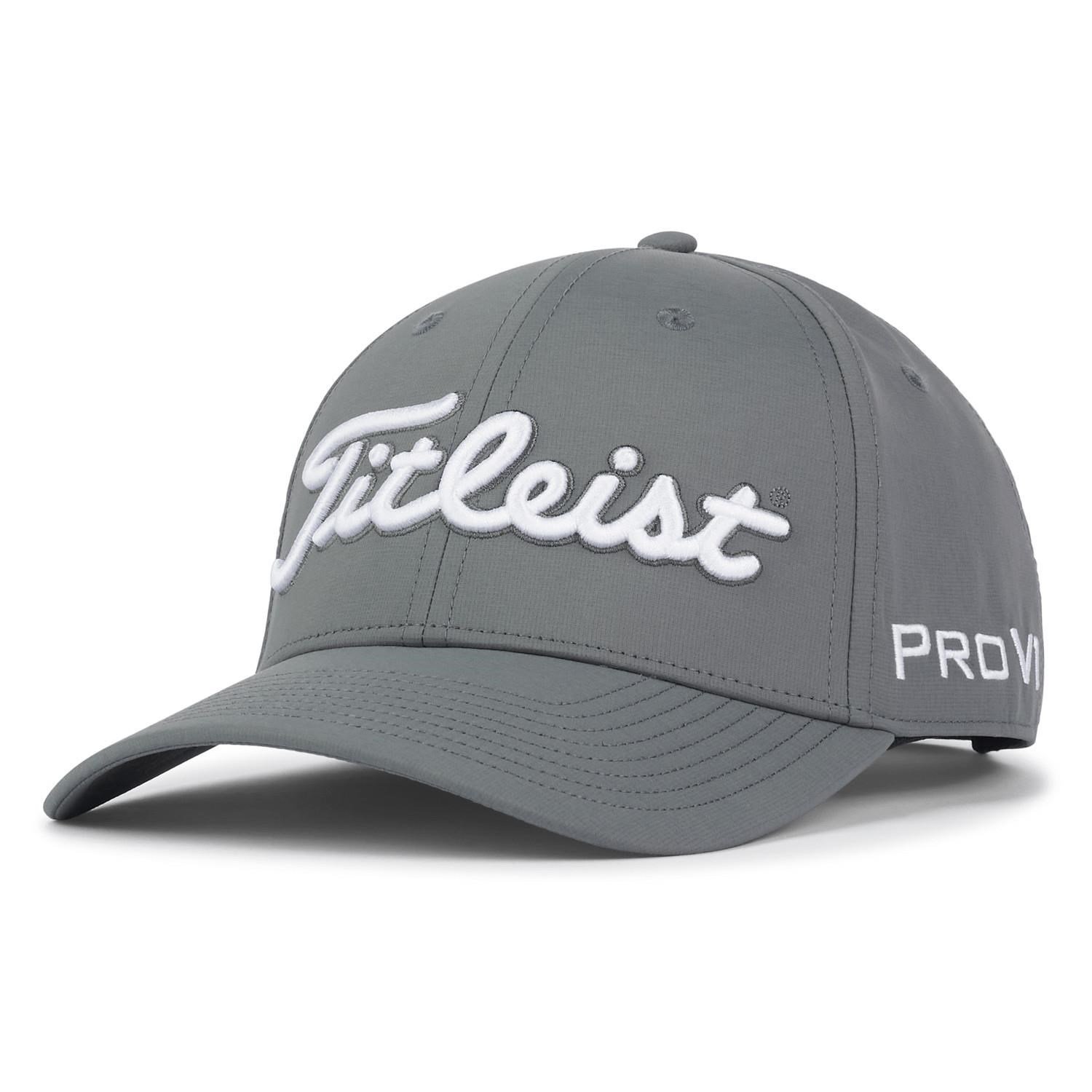 Titleist Tour Performance heren pet, charcoal/white