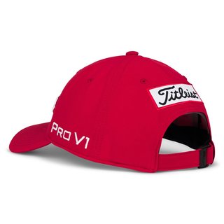 Titleist Tour Performance heren pet, rood/wit