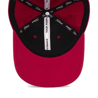 Titleist Tour Performance heren pet, rood/wit