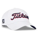Titleist Tour Performance heren cap, wit/navy/rood