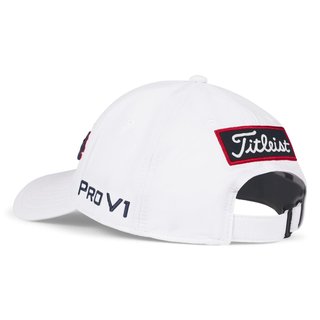 Titleist Tour Performance heren cap, wit/navy/rood