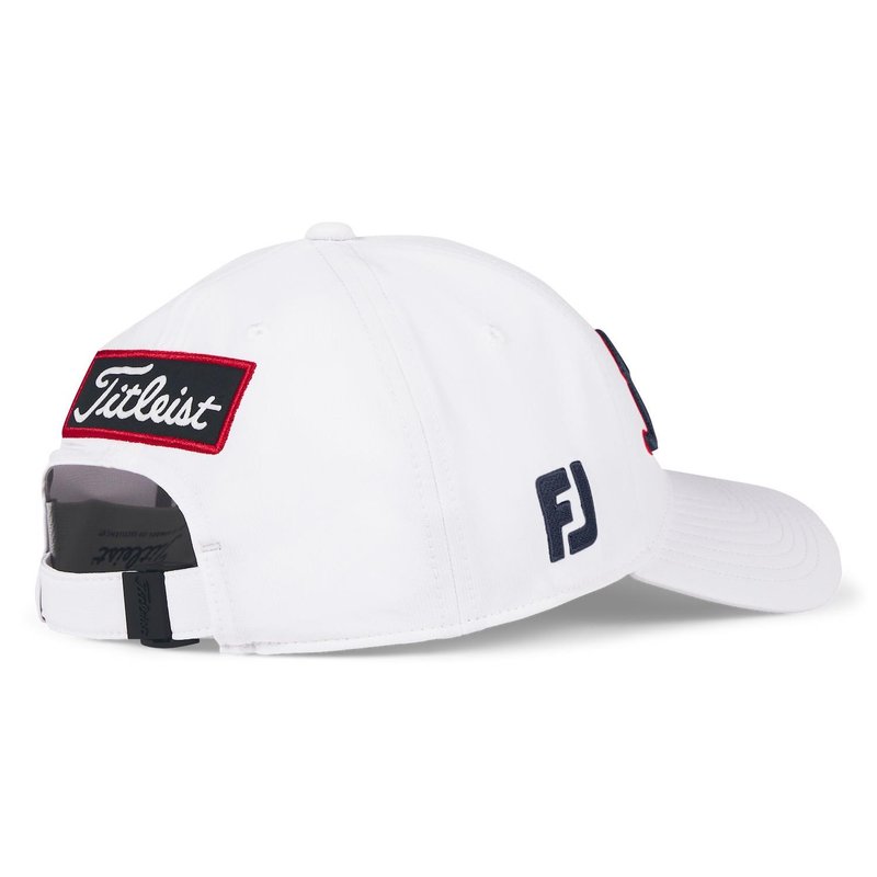 Titleist Tour Performance heren cap, wit/navy/rood