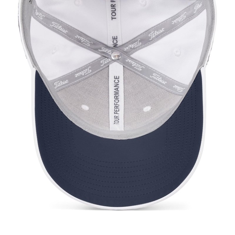 Titleist Tour Performance heren cap, wit/navy/rood