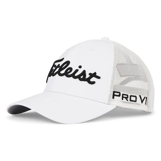 Titleist Tour Mesh heren pet, wit/zwart