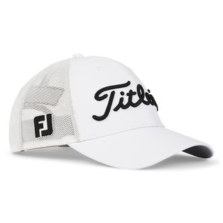 Titleist Tour Mesh heren pet, wit/zwart