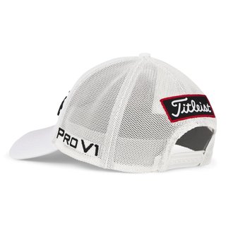 Titleist Tour Mesh heren pet, wit/zwart