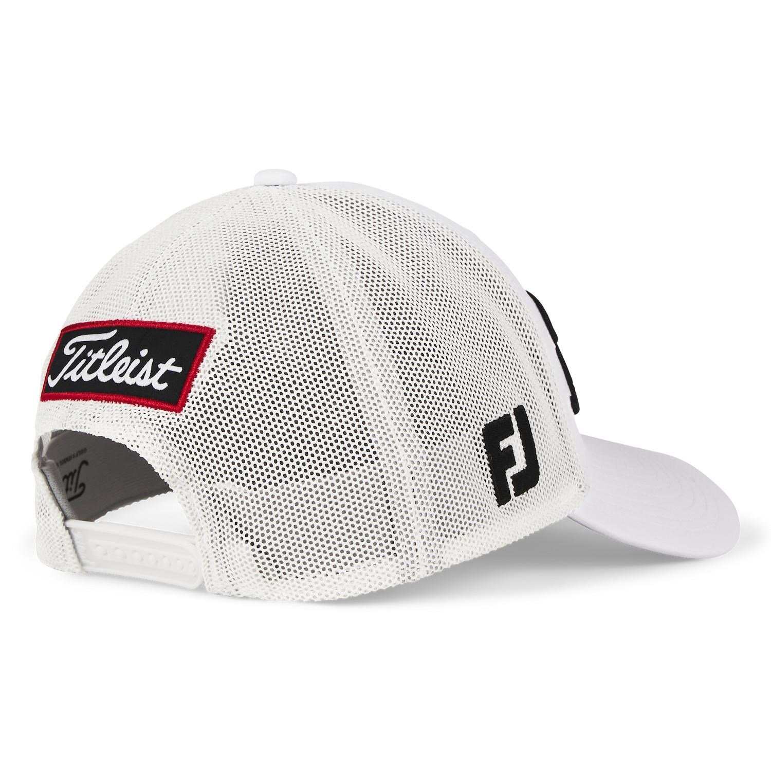 Titleist Tour Mesh heren pet, wit/zwart