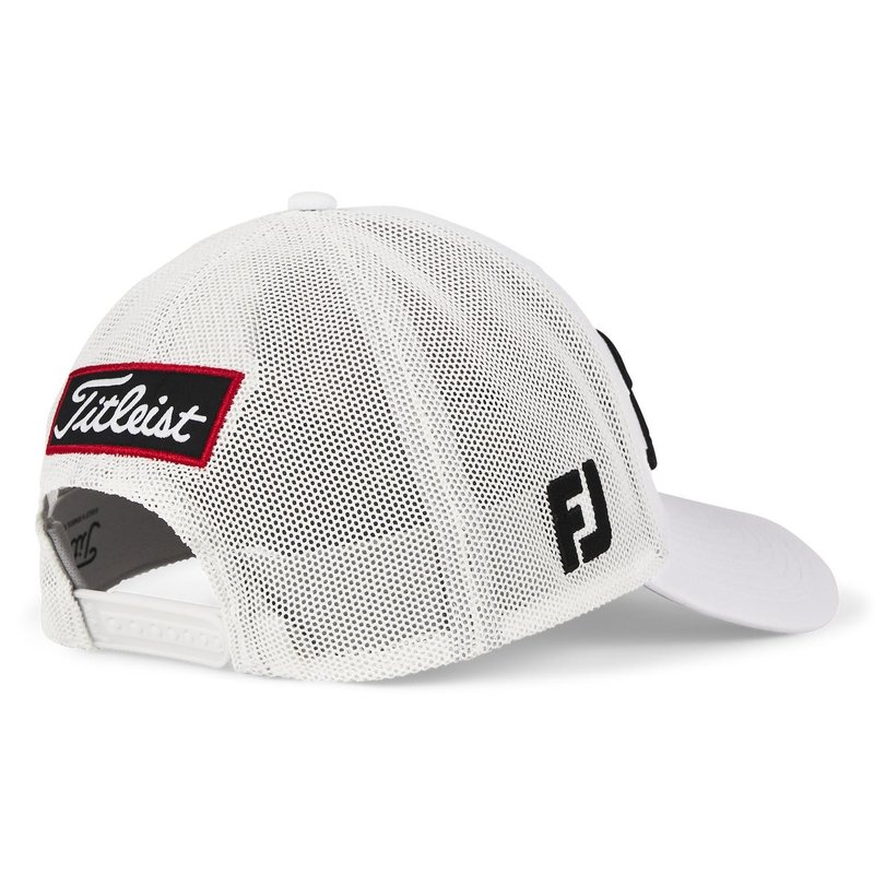 Titleist Tour Mesh heren pet, wit/zwart